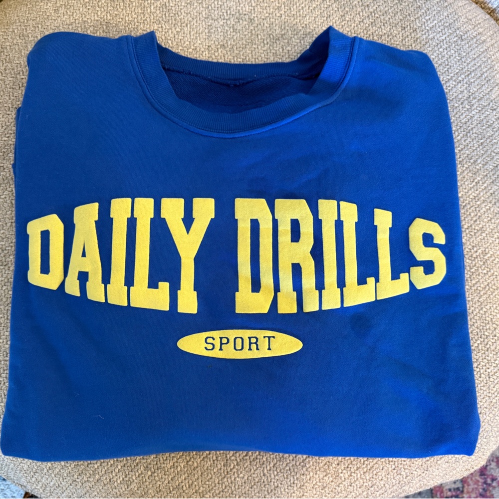 Limited Edition Daily Drills Oversized Sport Crew